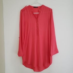 Anthropologie Coral Tunic Top Dress